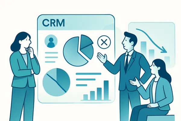 Схема причин провала CRM-проектов — ошибки внедрения и решения
