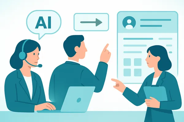 Agent Assist: AI-подсказки для операторов контакт-центра, next best action и автозаполнение CRM