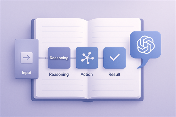 Структура журнала действий AI-агента — входные данные, рассуждения, действия, результаты