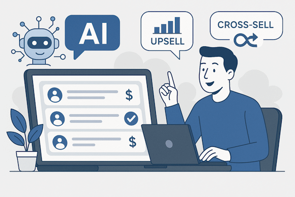 AI подсказывает апсейл и кросс-селл возможные сделки в CRM