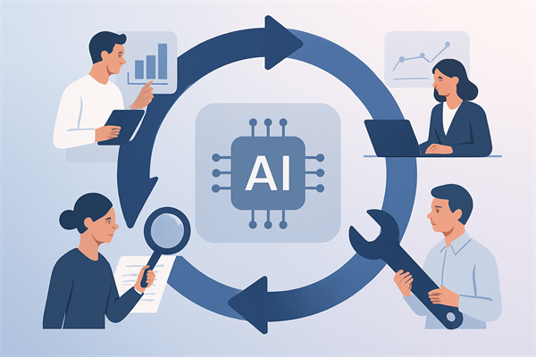 Цикл непрерывного улучшения качества AI: сбор, анализ, исправление, тестирование