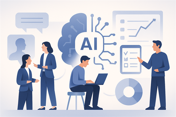 Архитектура AI-тренажёра продаж: персонажи, сценарии, оценка, аналитика
