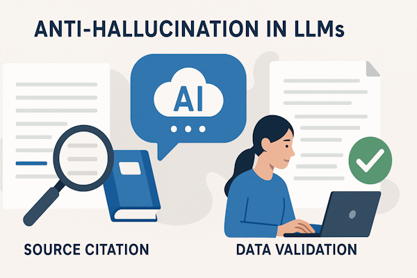 Анти-галлюцинации LLM: контроль фактов, RAG, цитирование
