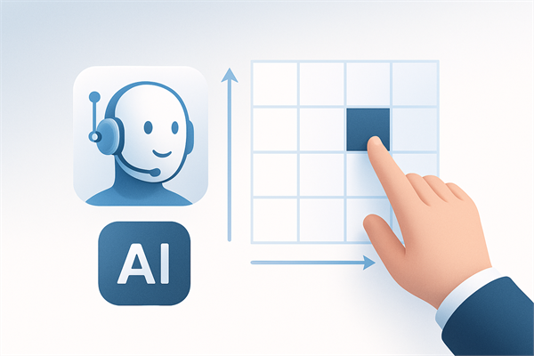 Матрица выбора уровня автономности AI-агента по обратимости и цене ошибки