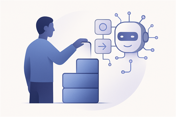 Распределение бизнес-процессов по уровням автономности AI-агента