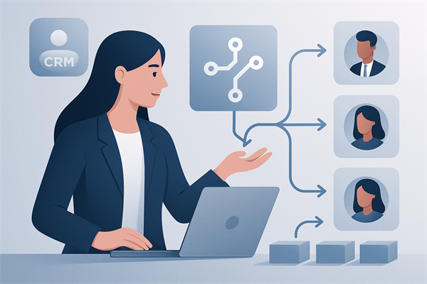 Схема автораспределения заказов по мастерам