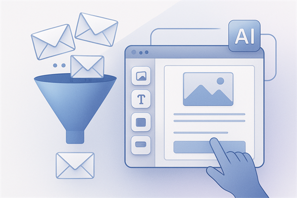 Визуальный редактор автоворонки email-рассылок