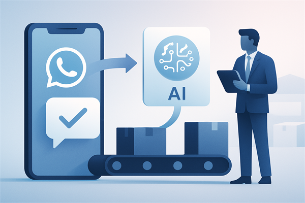 Автоматизация B2B-заказов из WhatsApp — от сообщения до отгрузки