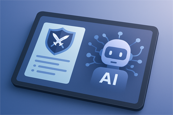 Battle Card с аргументами от AI на экране планшета менеджера