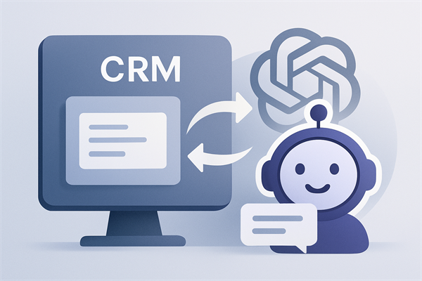 Схема интеграции GPT с CRM: от данных клиента к персонализированному письму