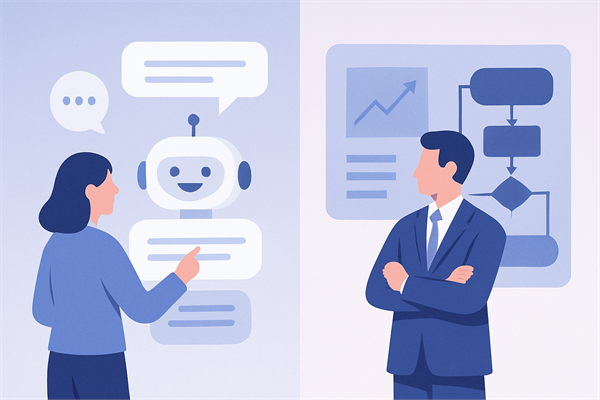 Сравнение подходов: чатбот как интерфейс vs улучшение бизнес-процесса