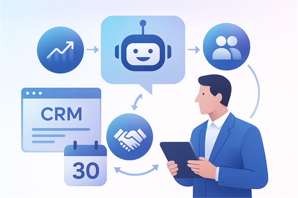 Инфографика: Что бизнес получает через 30 дней после внедрения ИИ-чата