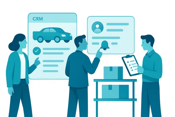 CRM для автосервиса: запись на ремонт, напоминания о ТО и управление складом запчастей