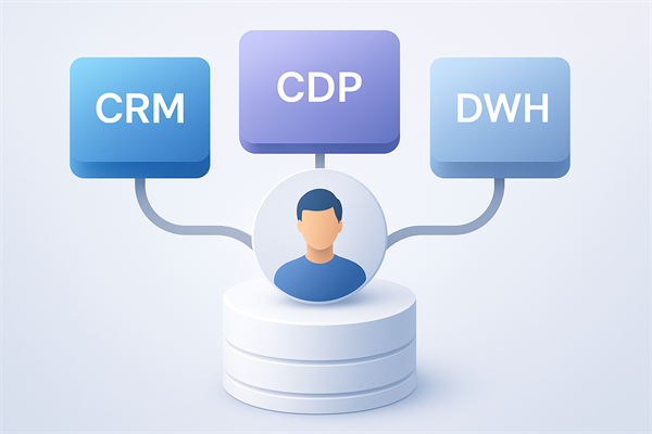 CRM vs CDP vs DWH: архитектура Customer 360 и единый источник правды SSOT