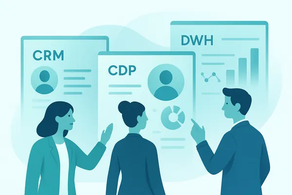 CRM vs CDP vs DWH: архитектура Customer 360 и единый источник правды SSOT