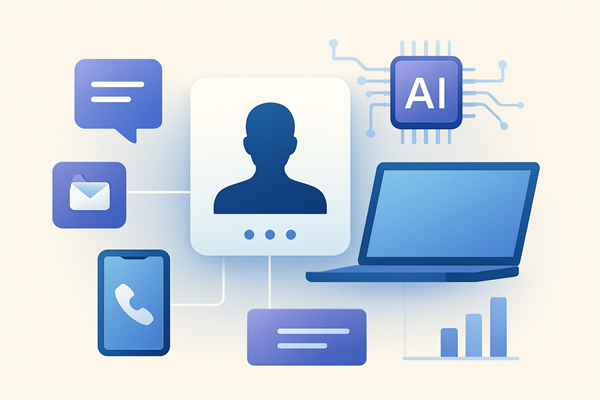 Единый таймлайн клиента в омниканале: чат, email, телефон и мессенджеры в одном окне CRM