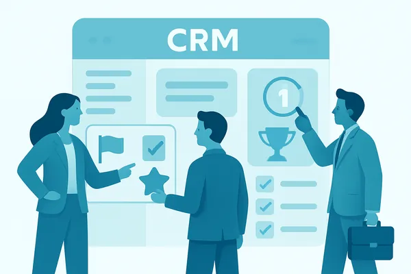 Геймификация обучения CRM — квесты, уровни и награды для команды