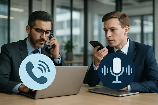 Сравнение архитектуры IVR и голосового AI-бота