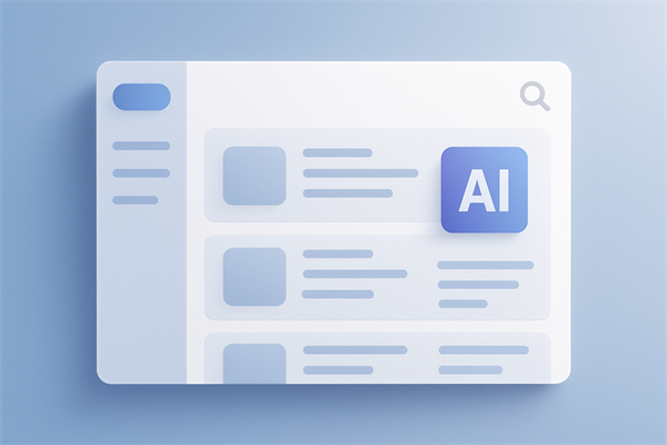 Интерфейс каталога промптов: витрина шаблонов для продаж, поддержки и операций с поиском и фильтрами