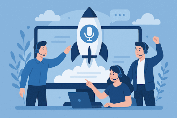 Команда поддержки запускает голосового ассистента