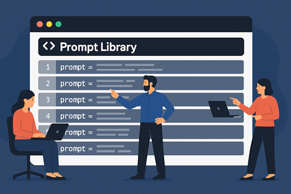 Команда управляет библиотекой промптов как код в репозитории