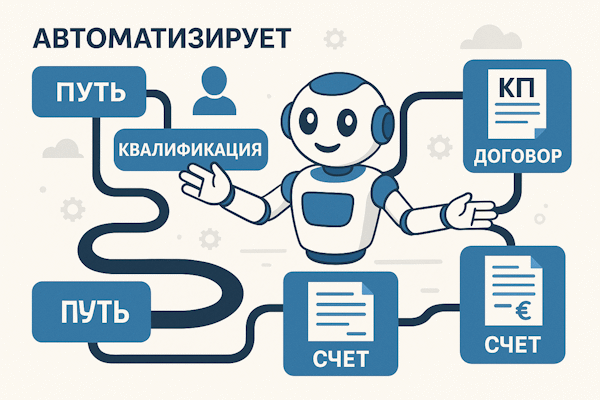 LLM и CRM автоматизируют путь клиента от заявки до счета