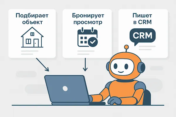 AI-бот для девелопера: подбор объекта, бронь просмотра, контроль цен