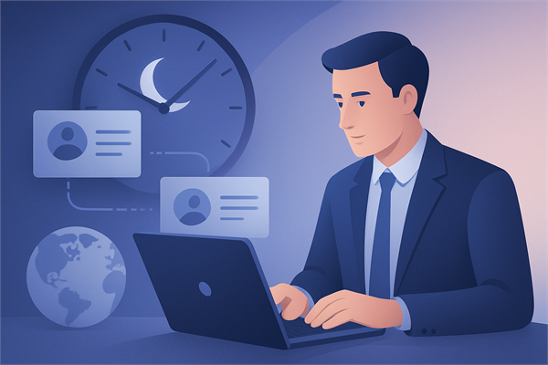 Ночные лиды: Как не терять клиентов из других часовых поясов или «ночных сов»