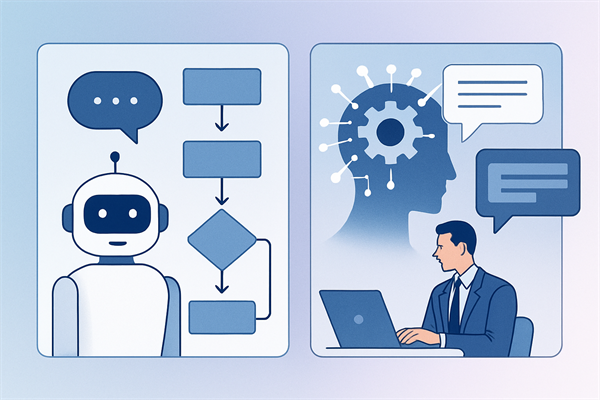 Инфографика: почему сценарные чат-боты не работают и где нужен ИИ