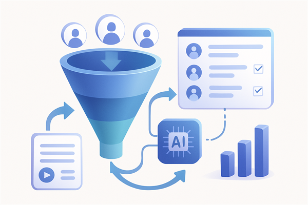 Схема автоворонки продаж в CRM