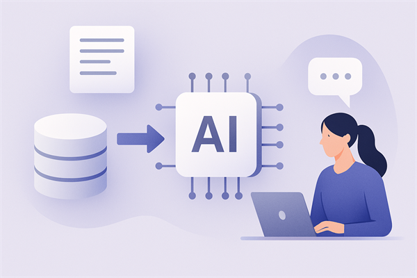 Схема работы RAG: запрос пользователя, поиск по базе знаний, генерация ответа с цитатами