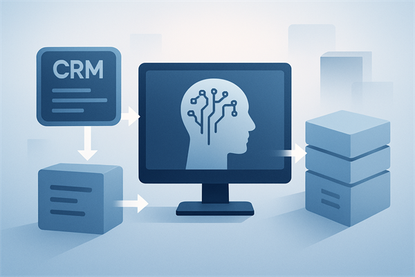 Схема интеграции CRM с корпоративными системами