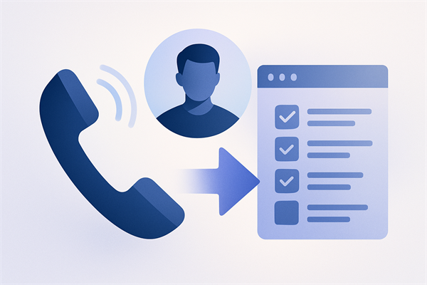 Автоматические задачи после звонка: создание задачи, смена стадии сделки, отправка SMS