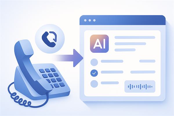 Схема интеграции телефонии с CRM — логирование звонков, статусы и записи разговоров