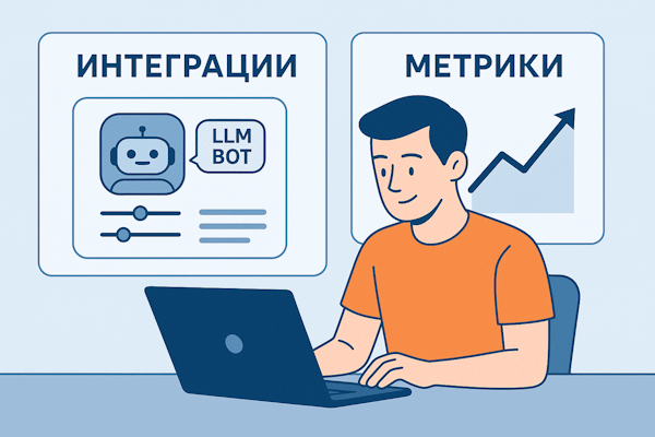 Структура ТЗ для LLM-бота в CRM с разделами и метриками