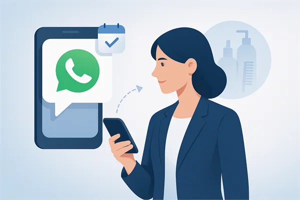 Автоматические напоминания в WhatsApp для салона красоты: снижение неявок на 40%